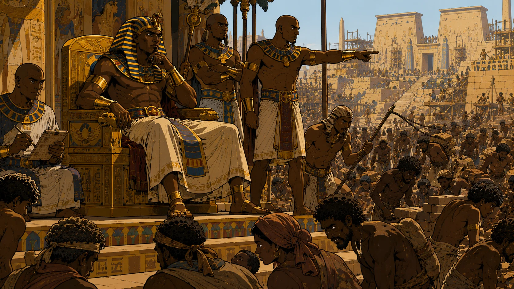 A new king arose over Egypt who did not know Joseph — Shemot 1:8–14
